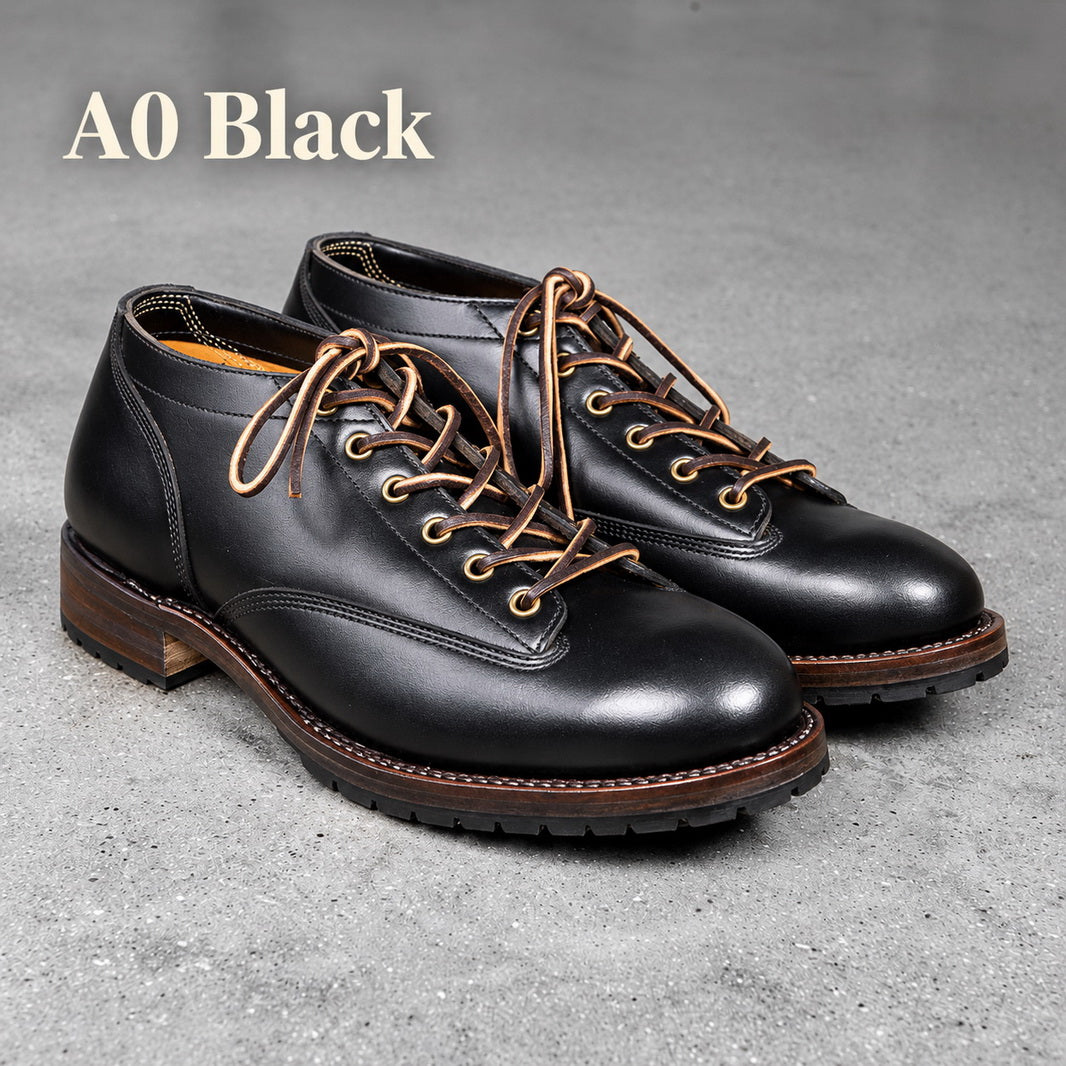 14208 Low Cut Monkey Shoes / Domestic Oil Tanned Cowhide MTO