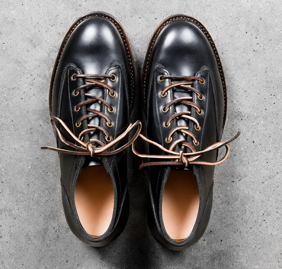 14208 Low Cut Monkey Shoes / Domestic Oil Tanned Cowhide MTO