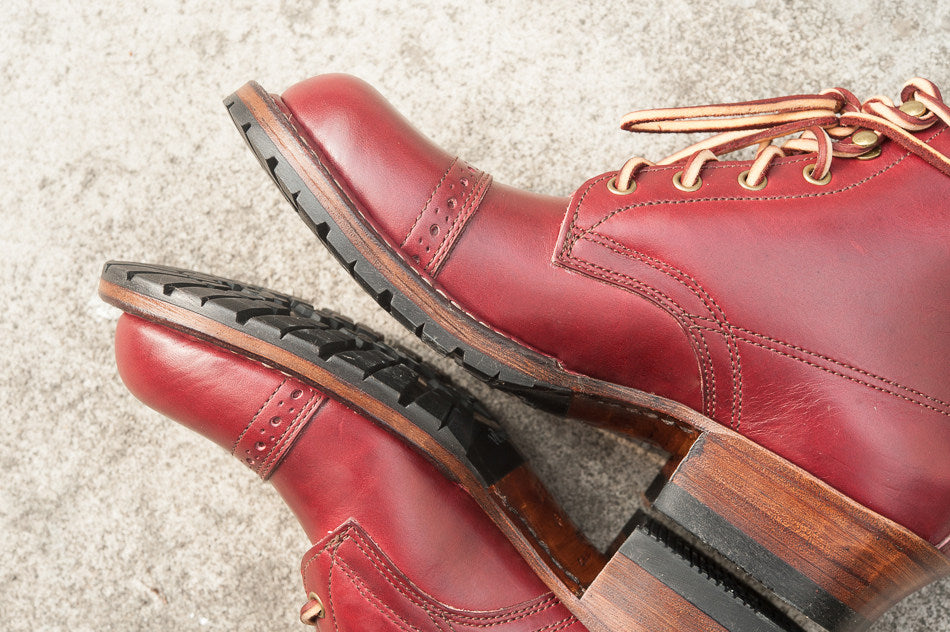 14101 Short Shift Cap Toe Boots / Horween Leather MTO