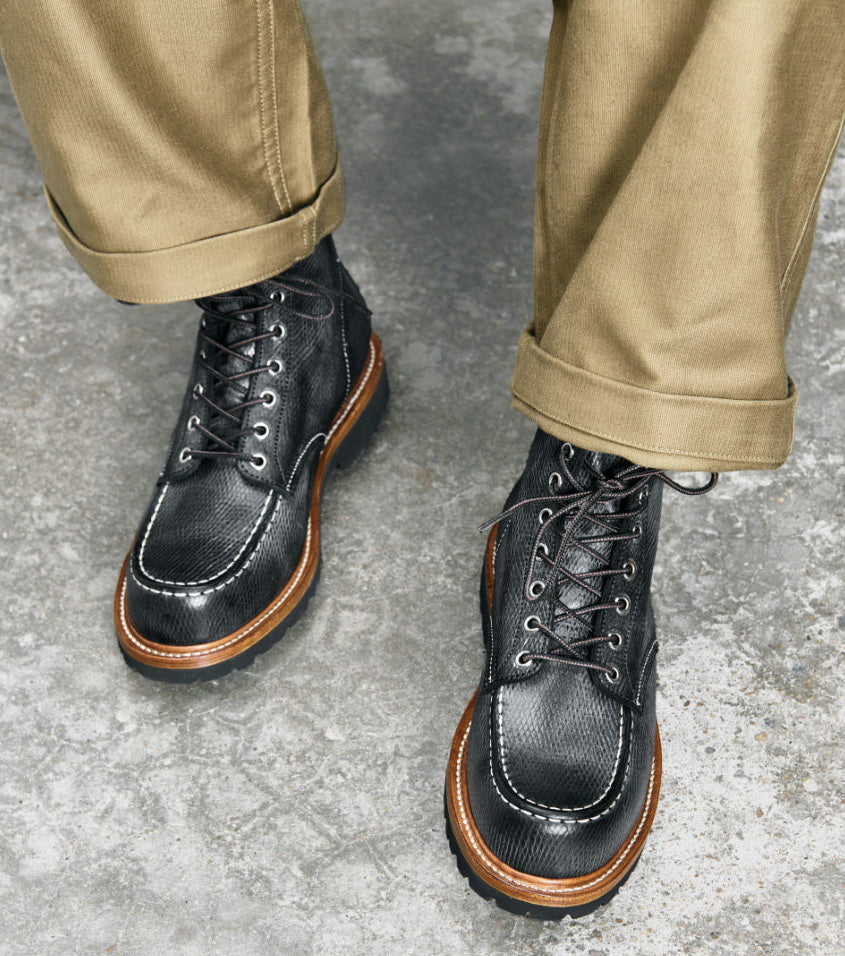 1101 Moc Toe Work Boots / Proprietary Hatch Grain Cowhide MTO