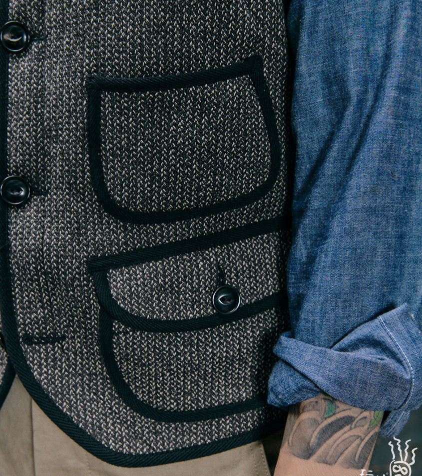 Ray Kwok Brown's Beach Work 1930s Cinch Back Work Vest