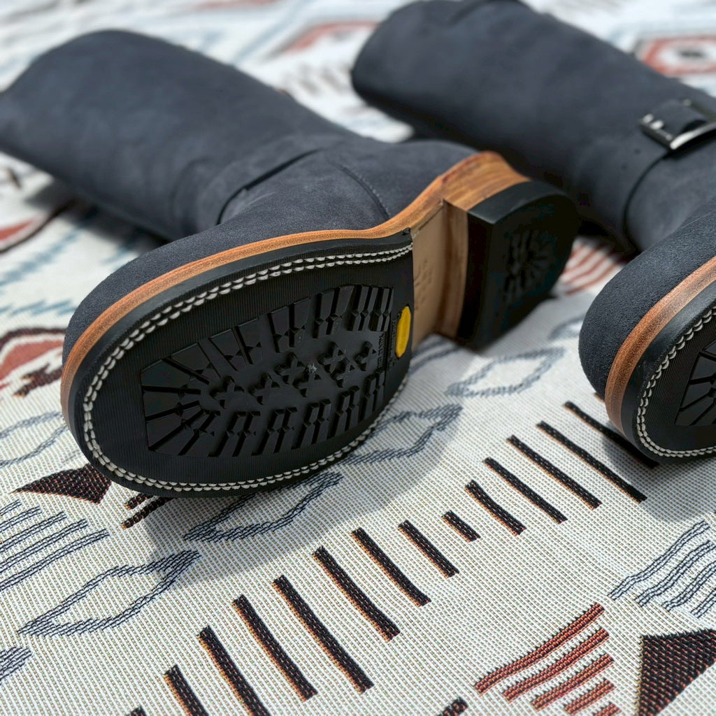 26601 Engineer Boots / Standard Roughout Cowhide MTO