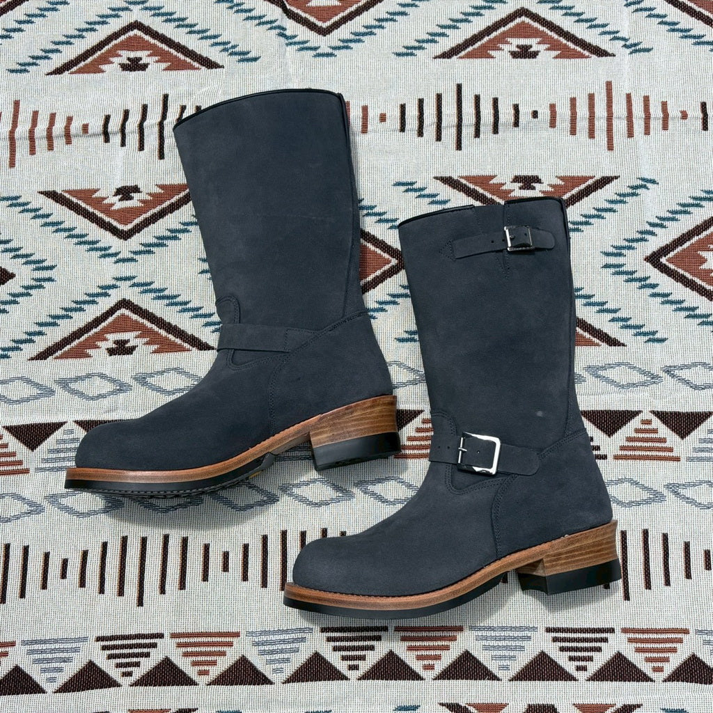 26601 Engineer Boots / Standard Roughout Cowhide MTO