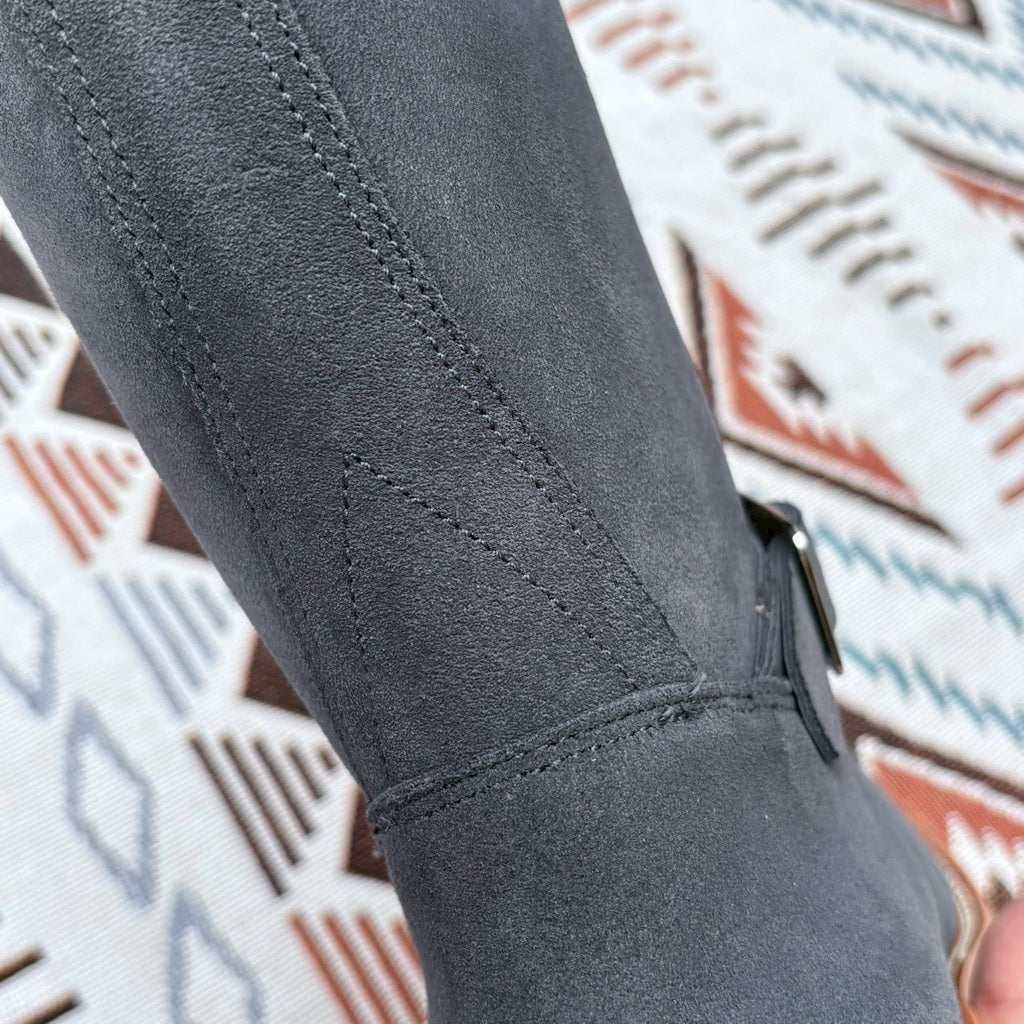 26601 Engineer Boots / Standard Roughout Cowhide MTO