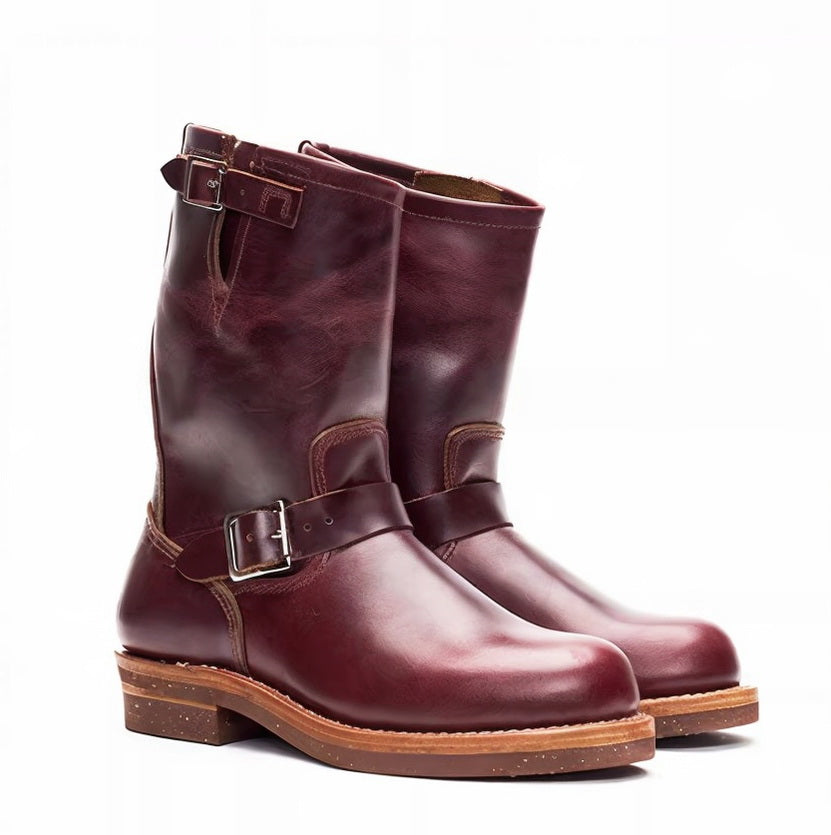 26901 Engineer Boots / Domestic Teacore Cowhide MTO