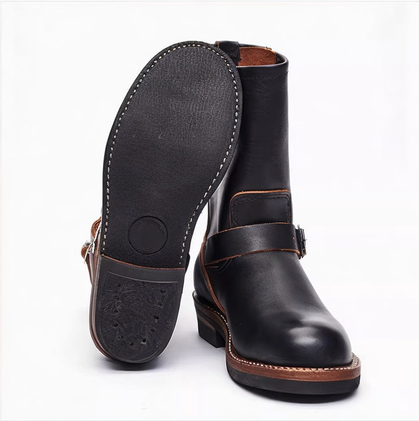 26901 Engineer Boots / Domestic Teacore Cowhide MTO