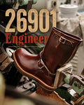 26901 Engineer Boots / Domestic Teacore Cowhide MTO