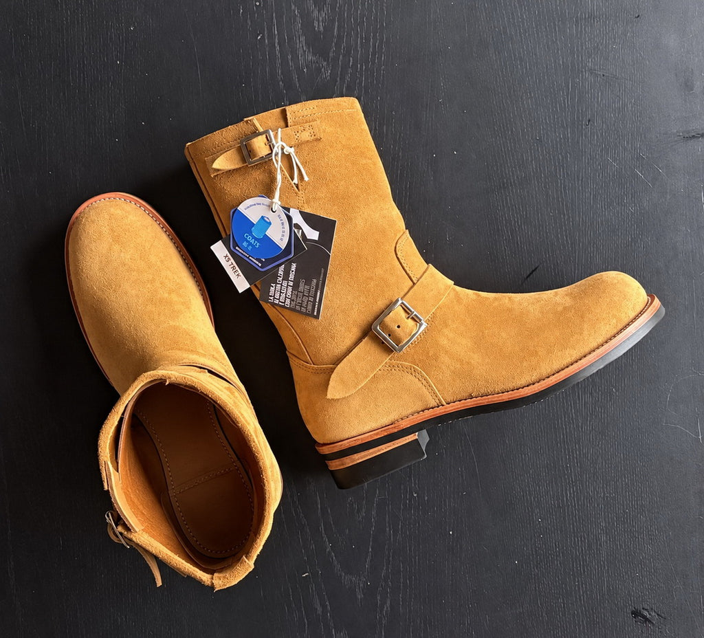 26901 Engineer Boots / Standard Roughout Cowhide MTO