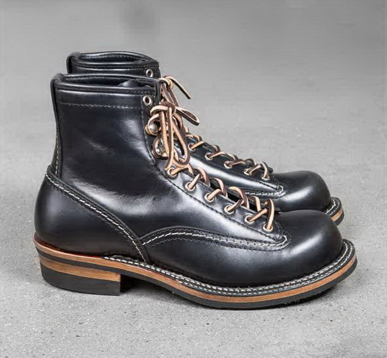 27301 Classic Lace-to-Toe Work Boots / Domestic Semi Veg-tanned Teacore Cowhide MTO