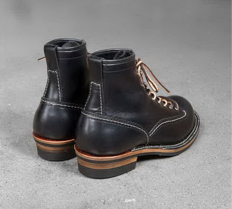 27301 Classic Lace-to-Toe Work Boots / Domestic Semi Veg-tanned Teacore Cowhide MTO