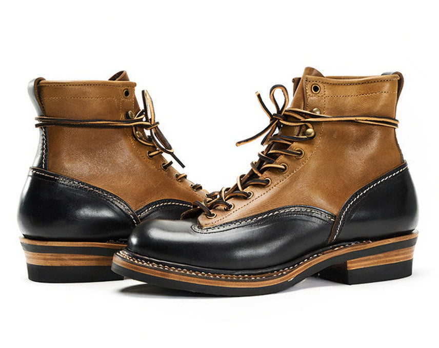 27301 Classic Lace-to-Toe Work Boots / Horween Two-Tone MTO