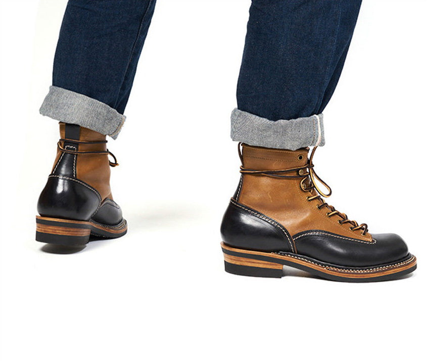 27301 Classic Lace-to-Toe Work Boots / Horween Two-Tone MTO