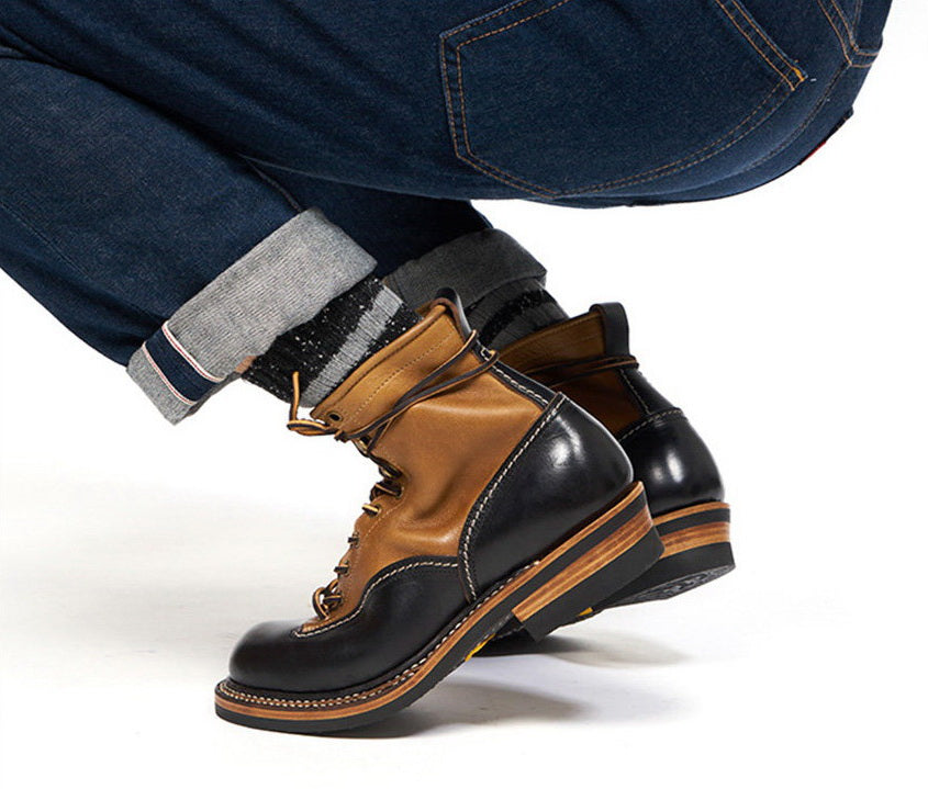 27301 Classic Lace-to-Toe Work Boots / Horween Two-Tone MTO