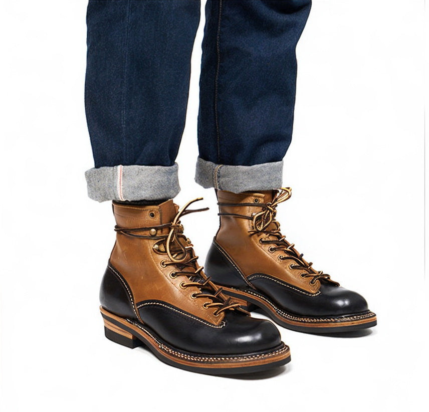 27301 Classic Lace-to-Toe Work Boots / Horween Two-Tone MTO