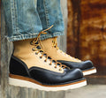 27302 Classic Lace-to-Toe Work Boots / Nubuck x Cowhide 2-Tone MTO