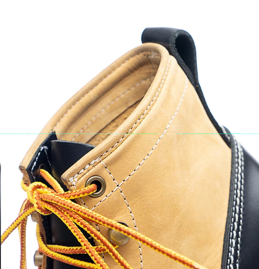 27302 Classic Lace-to-Toe Work Boots / Nubuck x Cowhide 2-Tone MTO