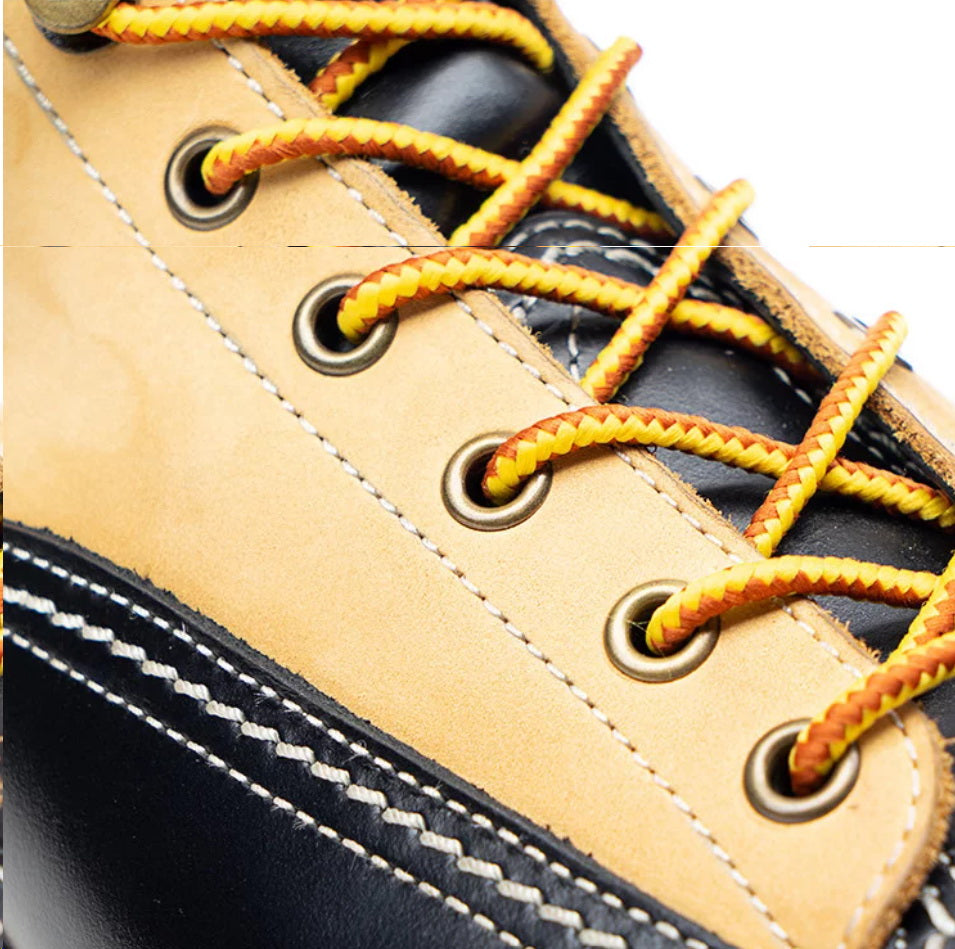 27302 Classic Lace-to-Toe Work Boots / Nubuck x Cowhide 2-Tone MTO