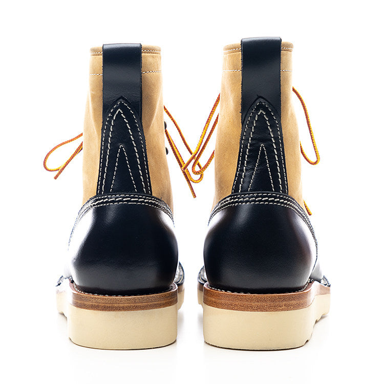27302 Classic Lace-to-Toe Work Boots / Nubuck x Cowhide 2-Tone MTO