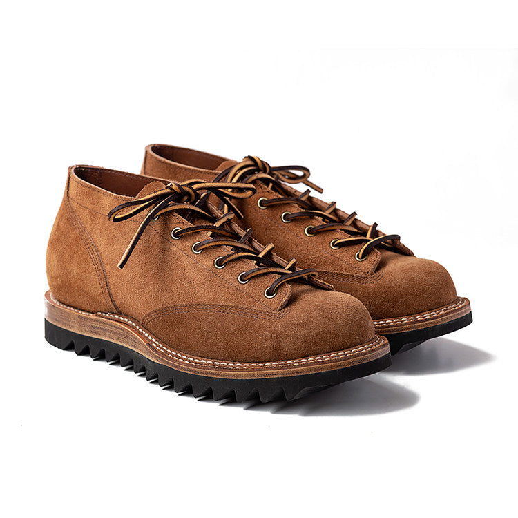27501 Low Cut Lace-to-Toe Work Shoes / Standard Roughout Ripple Sole MTO
