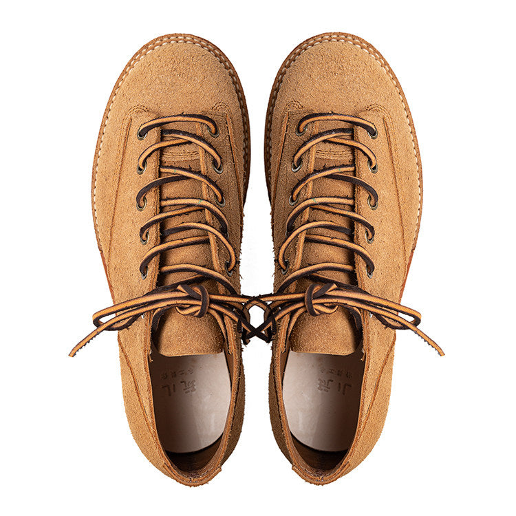 27501 Low Cut Lace-to-Toe Work Shoes / Standard Roughout Ripple Sole MTO