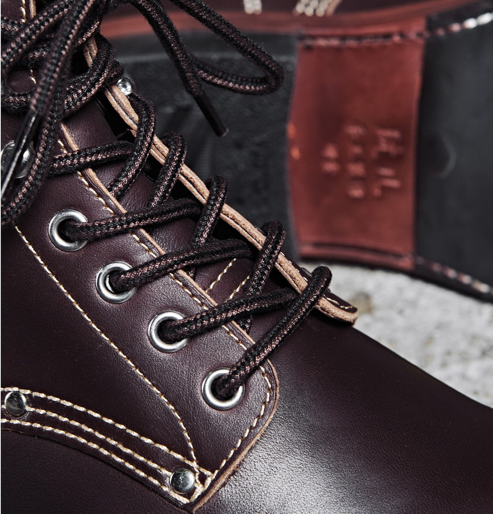 27306 Bear Head Railman Work Boots / Haas Aniline Dyed Teacore Calfskin