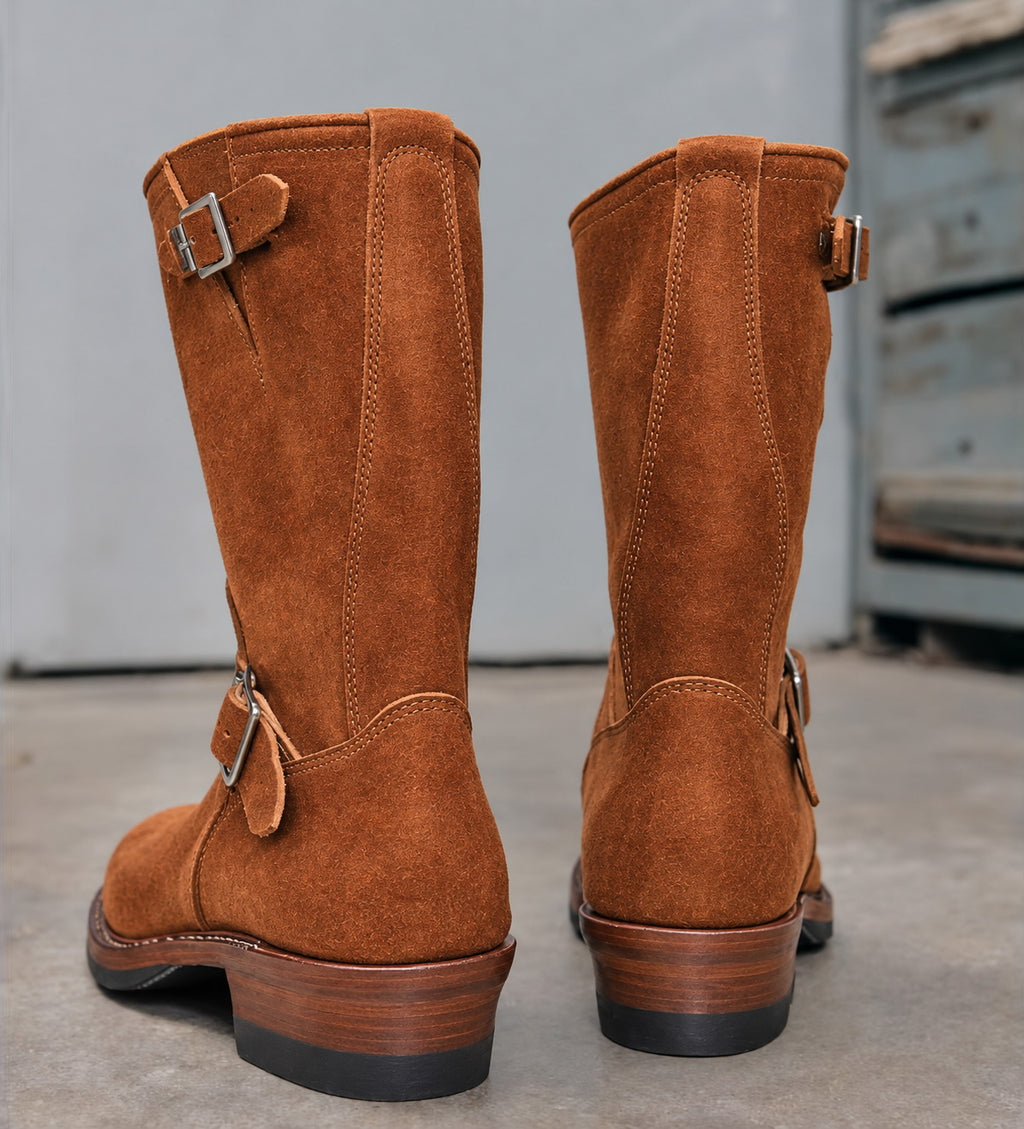 34501 Engineer Boots / Standard Top Grain Roughout MTO