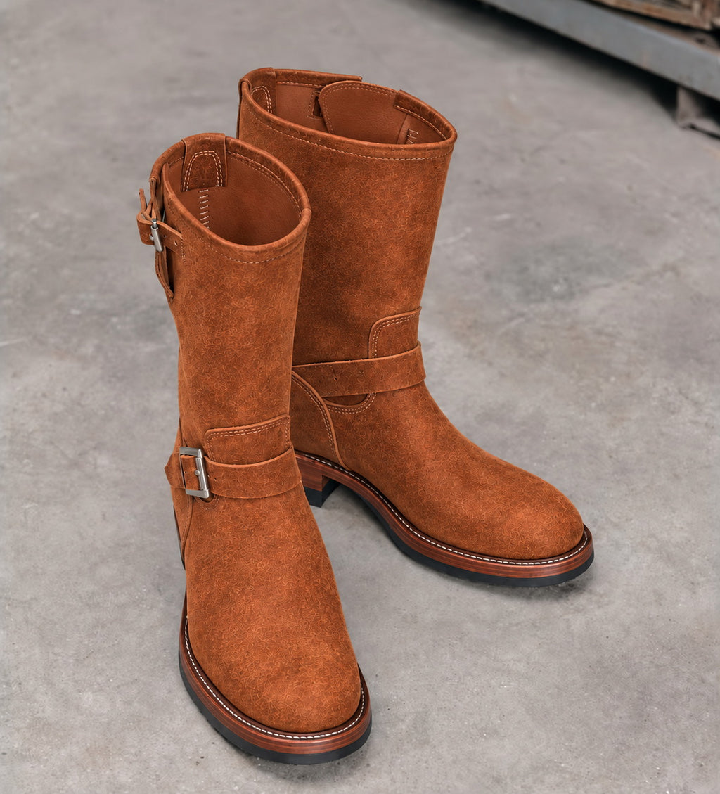 34501 Engineer Boots / Standard Top Grain Roughout MTO
