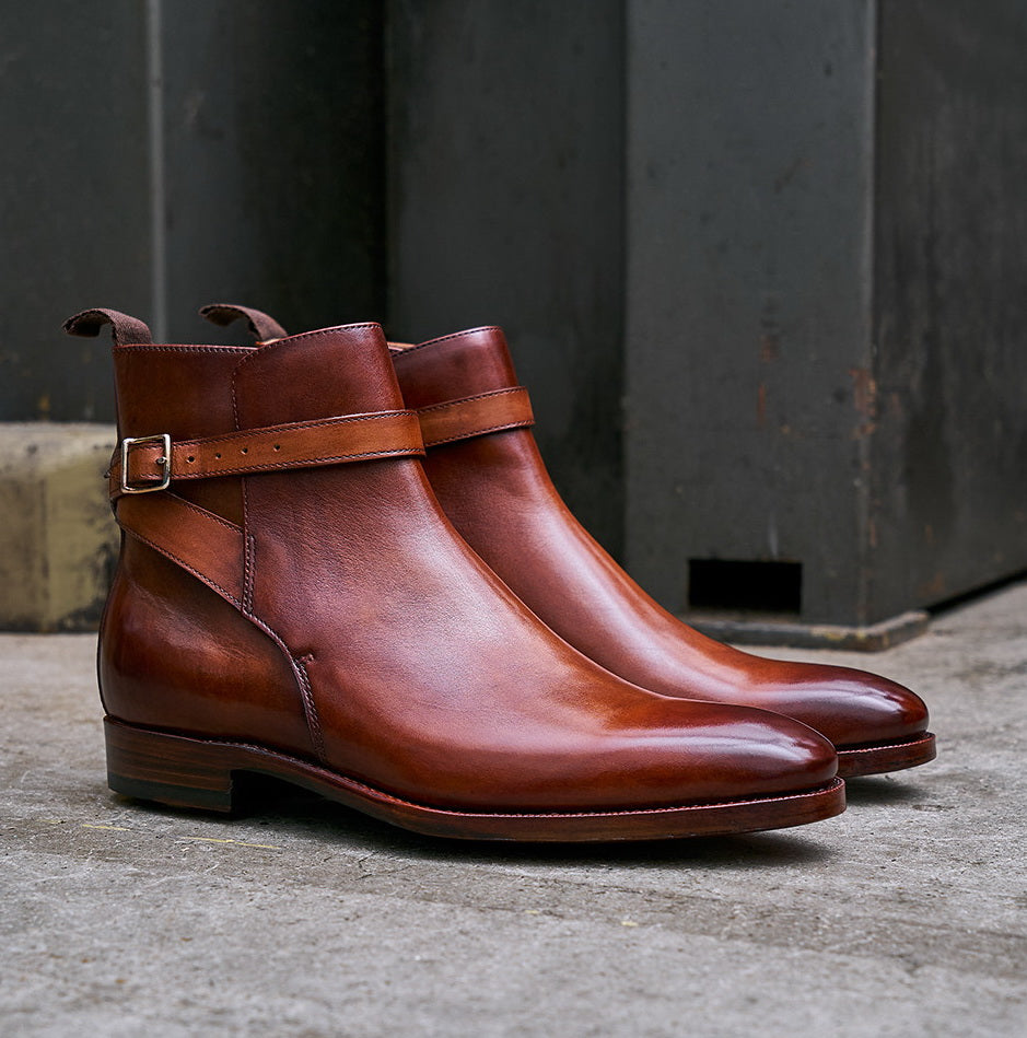 35207 Jodhpur Custom Boots / Polaris Conceria Hand-dyed Calf MTO