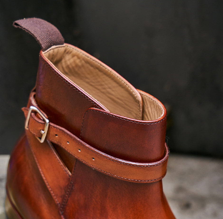 35207 Jodhpur Custom Boots / Polaris Conceria Hand-dyed Calf MTO
