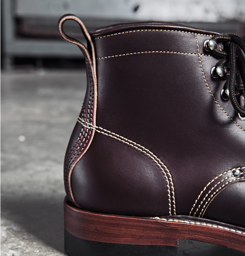 27306 Bear Head Railman Work Boots / Haas Aniline Dyed Teacore Calfskin