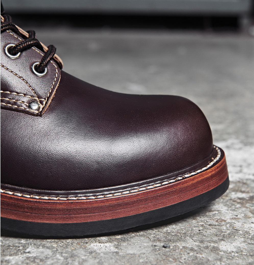 27306 Bear Head Railman Work Boots / Haas Aniline Dyed Teacore Calfskin