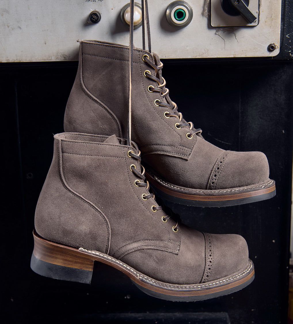 38301 "Warden" Boots / CF Stead Kudu Reverse Antelope Suede MTO