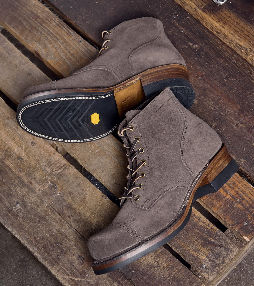 38301 "Warden" Boots / CF Stead Kudu Reverse Antelope Suede MTO
