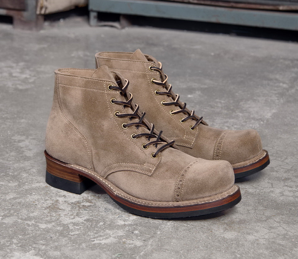 38301 "Warden" Boots / CF Stead Kudu Reverse Antelope Suede MTO