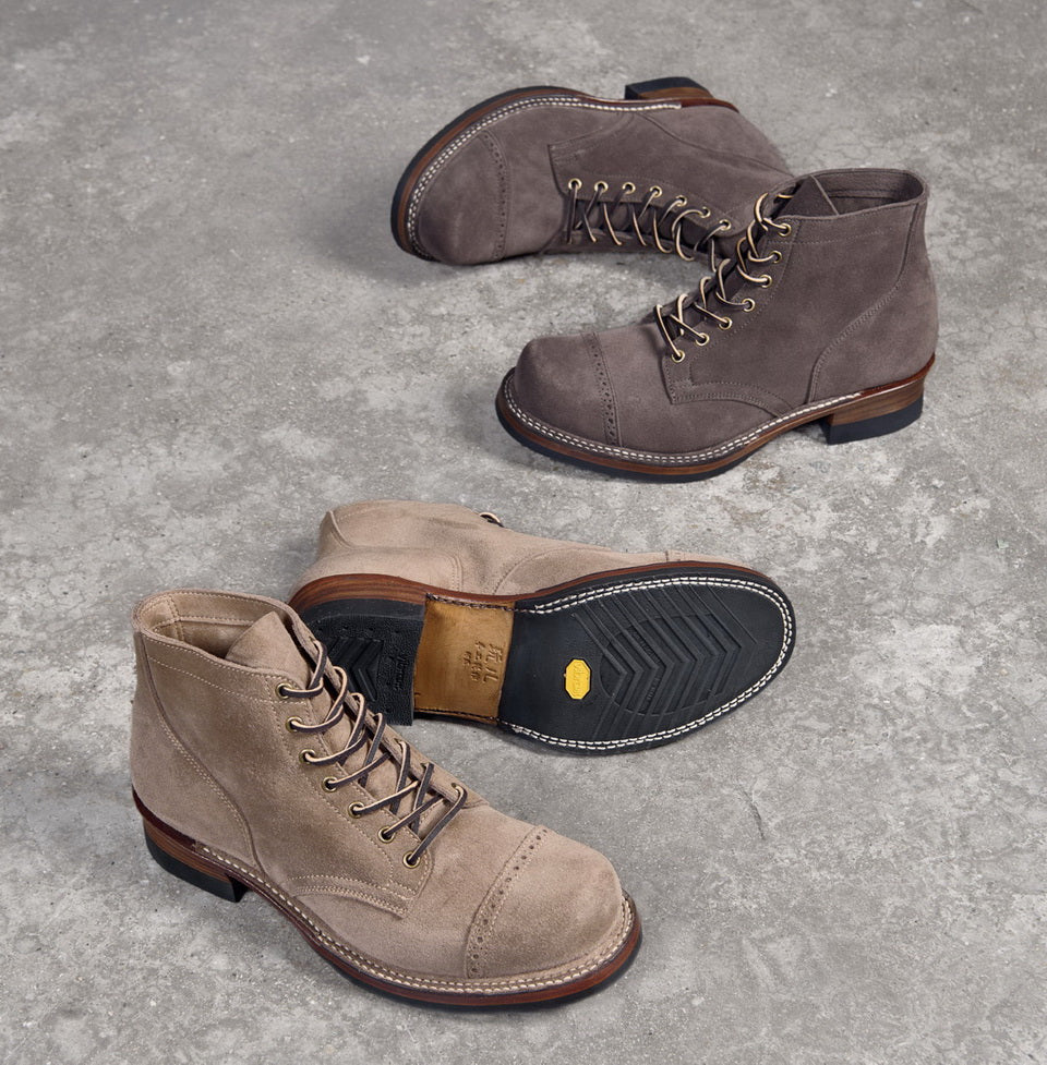 38301 "Warden" Boots / CF Stead Kudu Reverse Antelope Suede MTO