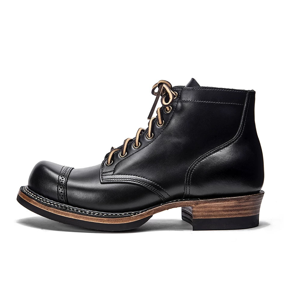 38301 "Warden" Boots / Proprietary Semi Veg-tanned Teacore Cowhide MTO