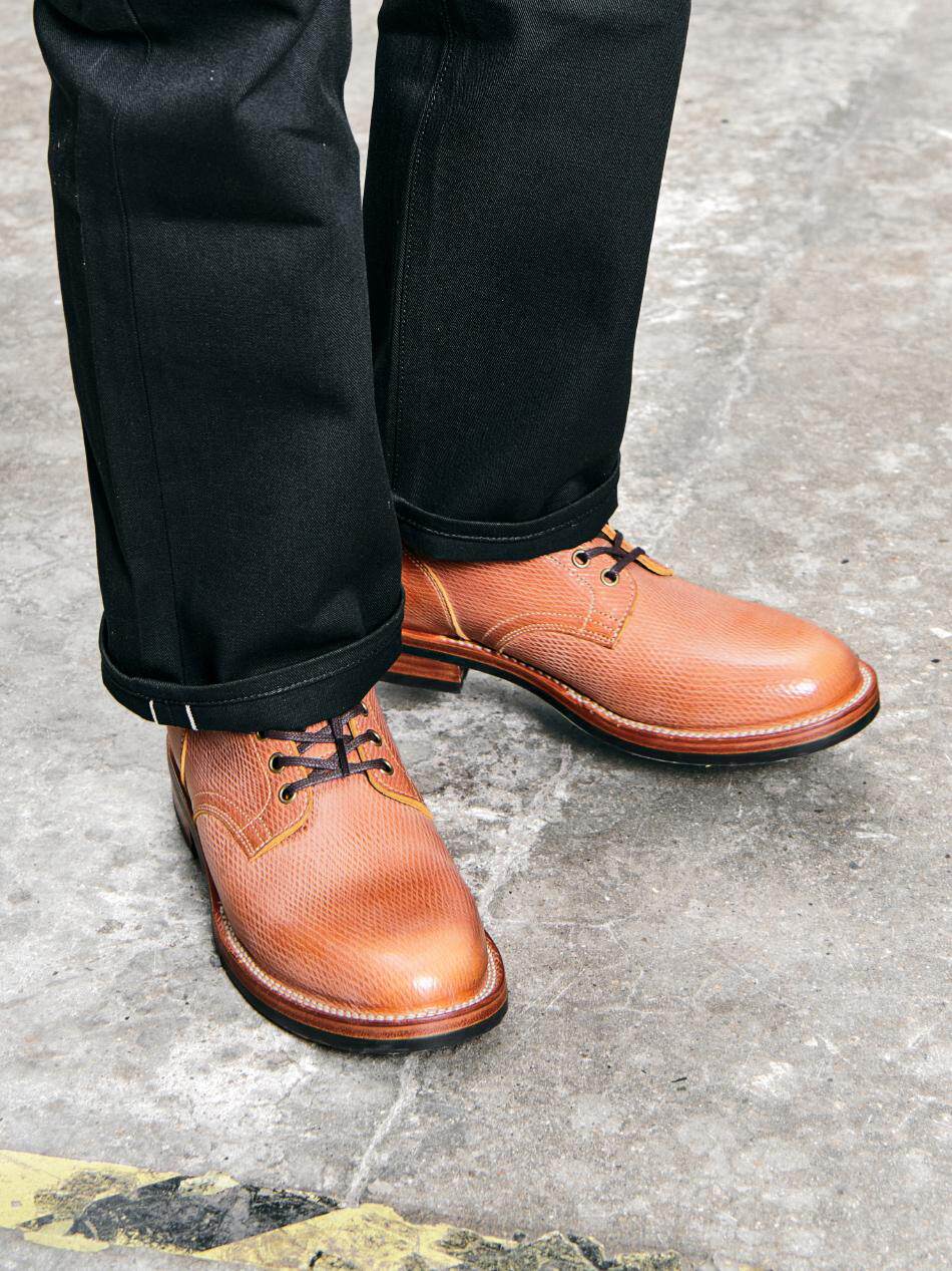 39001 Service Boots / Domestic Proprietary Hatch Grain Cowhide MTO