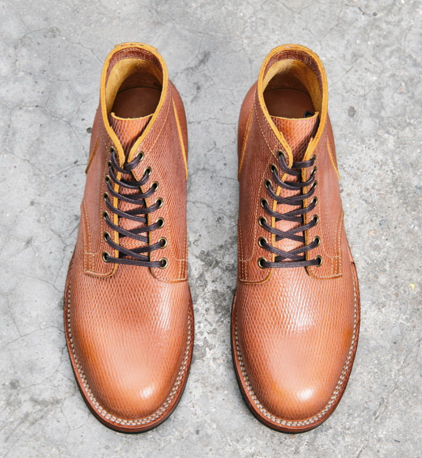 39001 Service Boots / Domestic Proprietary Hatch Grain Cowhide MTO