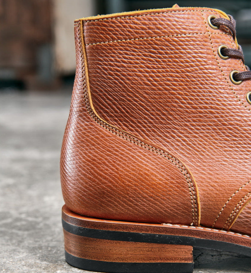 39001 Service Boots / Domestic Proprietary Hatch Grain Cowhide MTO