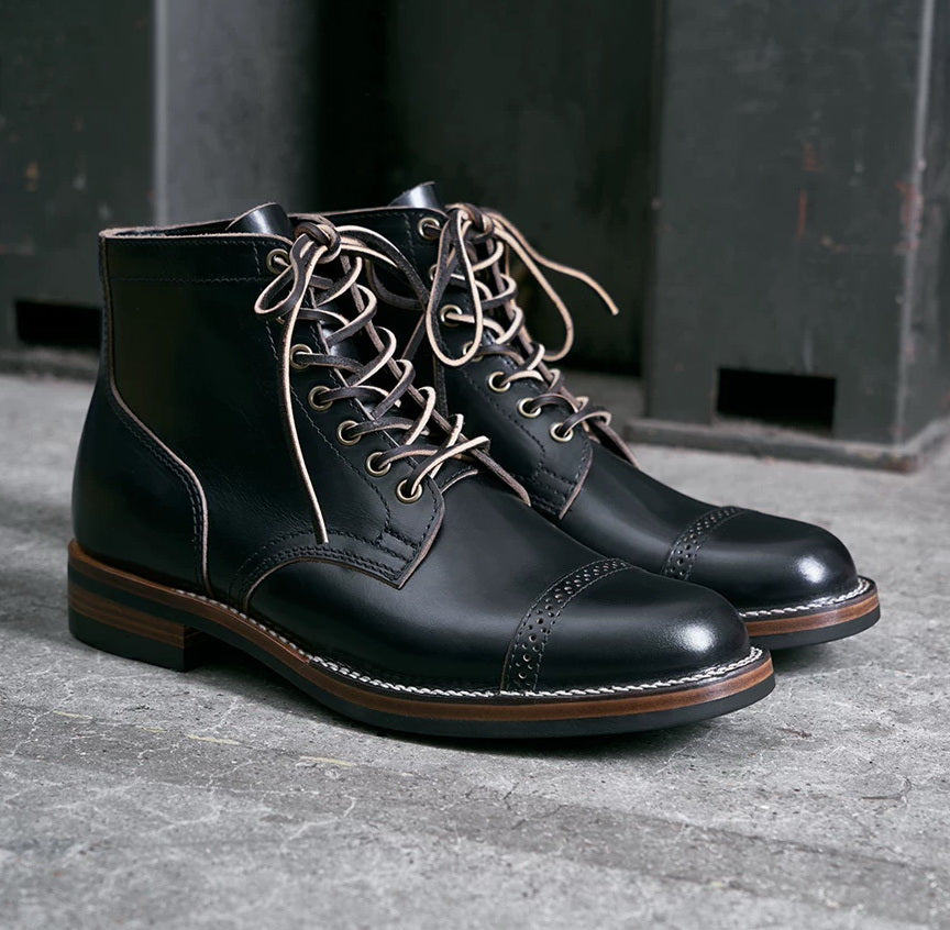 39002 Service Boots / Domestic Semi Veg-tanned Teacore Cowhide MTO