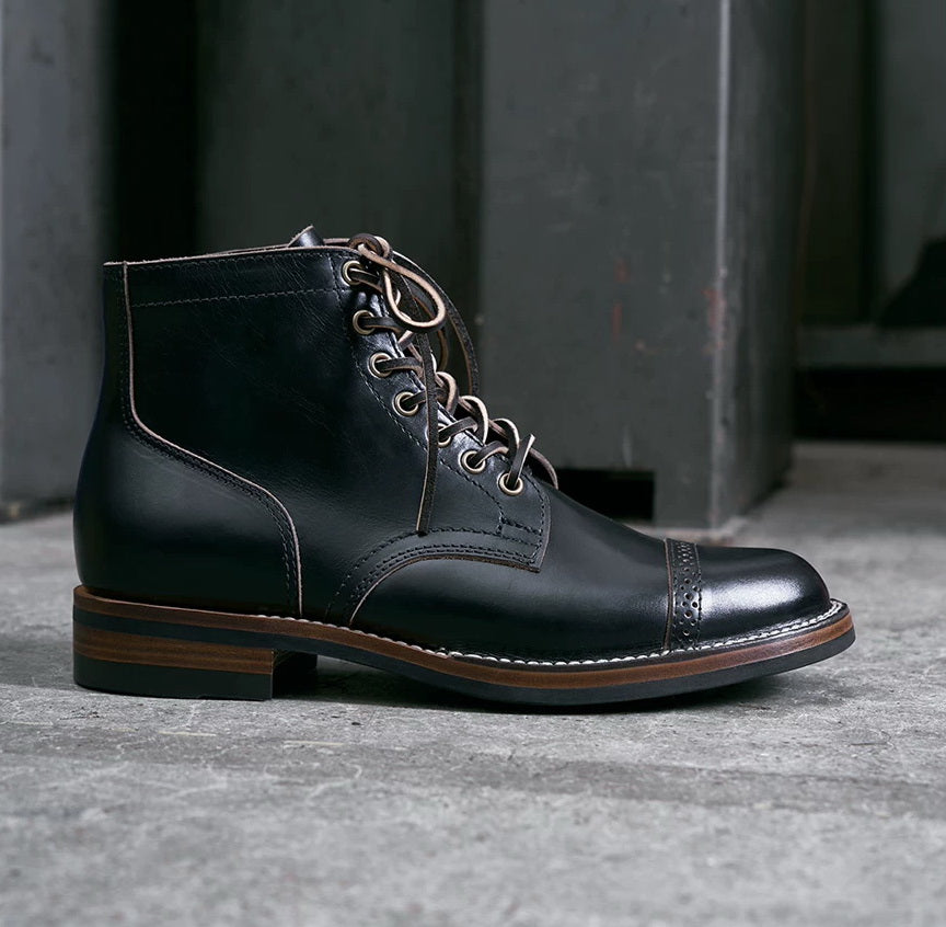 39002 Service Boots / Domestic Semi Veg-tanned Teacore Cowhide MTO