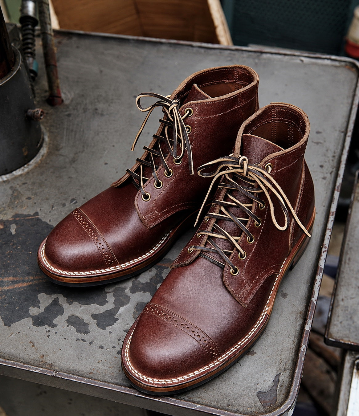 39002 Service Boots / Horween Waxed Flesh & Calico Flesh MTO