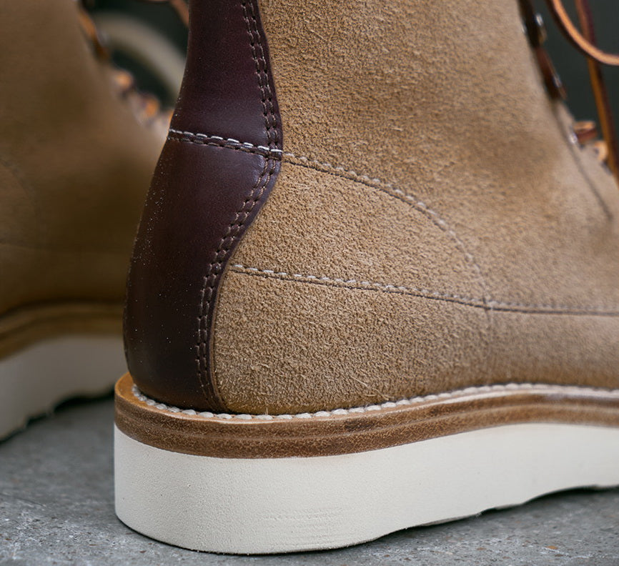 39602 Monkey Boots Unit Sole / Grain & Roughout Two Tone MTO