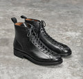 51002 1930s Flat Toe Boxing Leather Boots / Proprietary Teacore Cowhide MTO