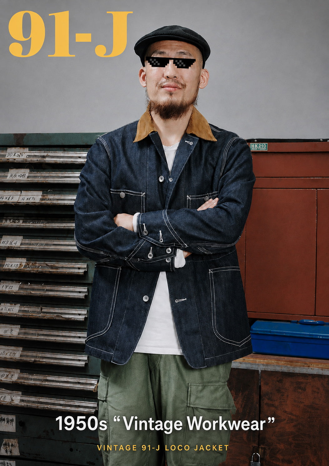 Ray Kwok Repro Lee 91-J Loco Jacket Okayama Denim