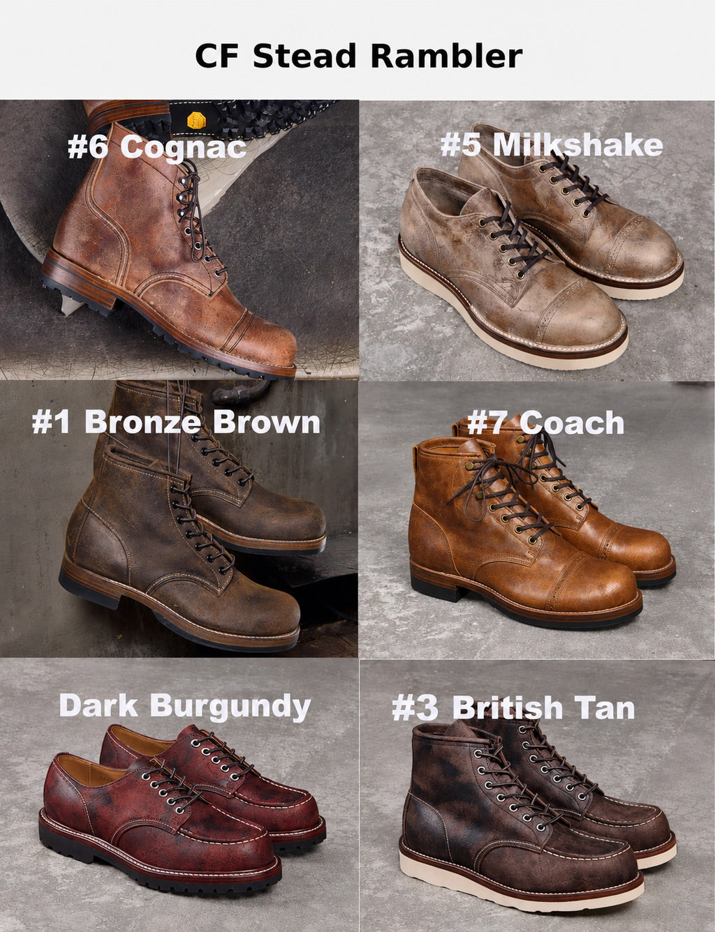 14106 Short Shift Boots CF Stead Metallic Rambler