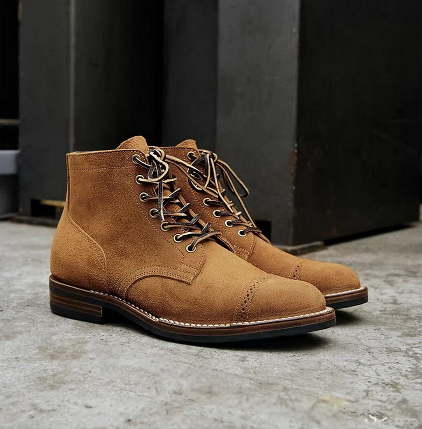39002 Service Boots / Horween Waxed Flesh & Calico Flesh MTO