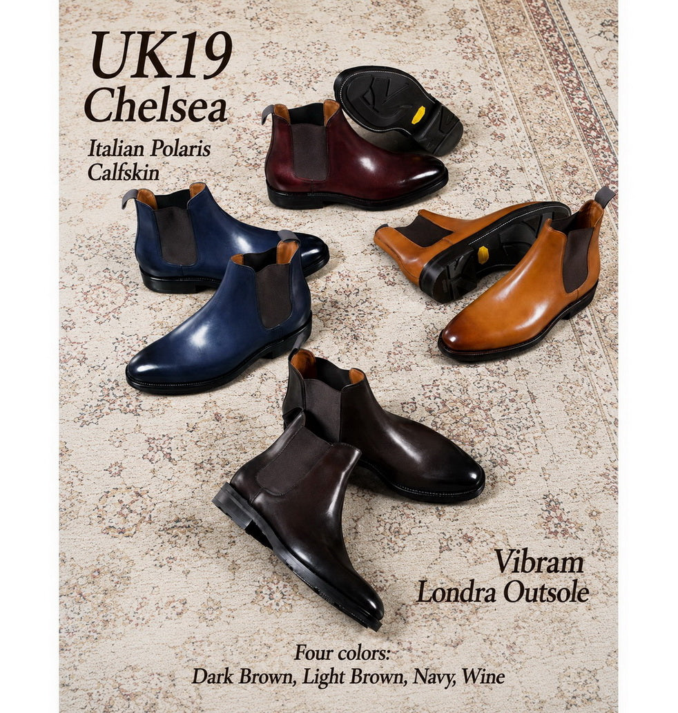 Ray Kwok UK19 Chelsea Boots Italian Polaris Calf MTO
