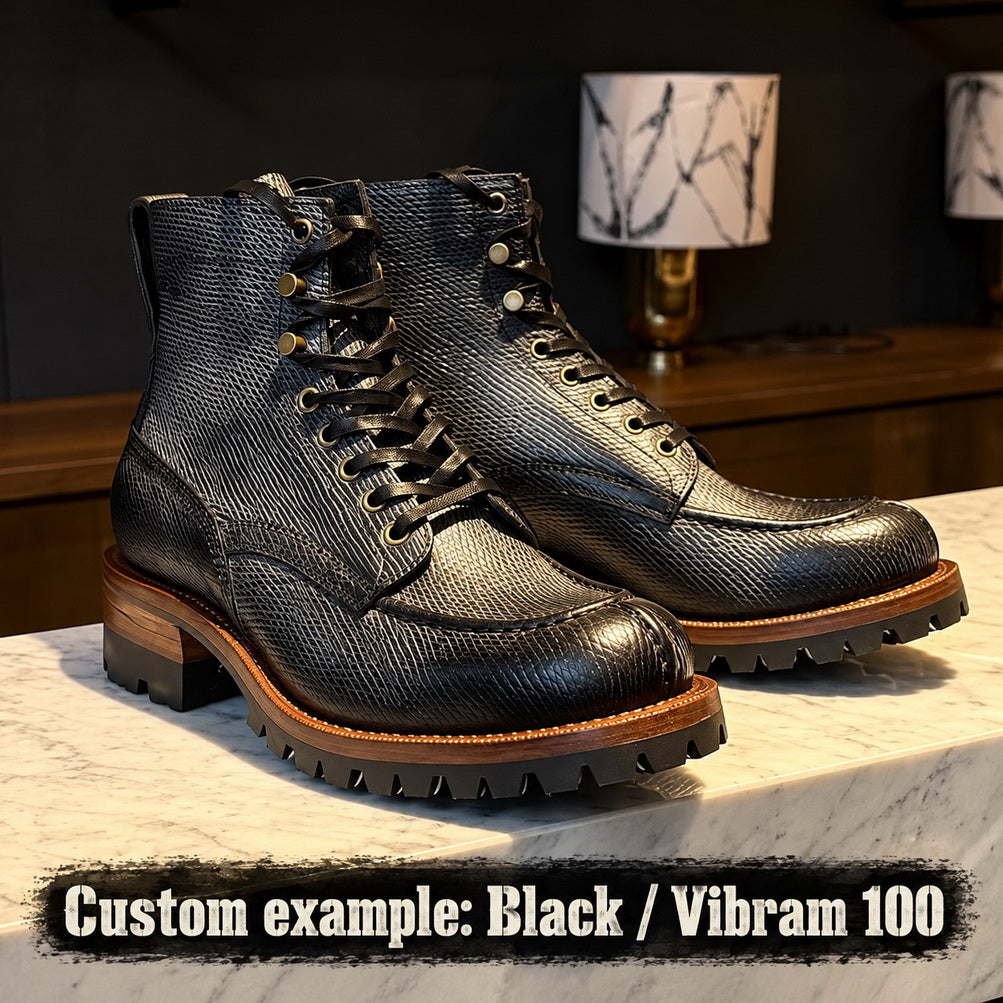 14105 Urban Logger / Proprietary Hatch Grain Cowhide MTO