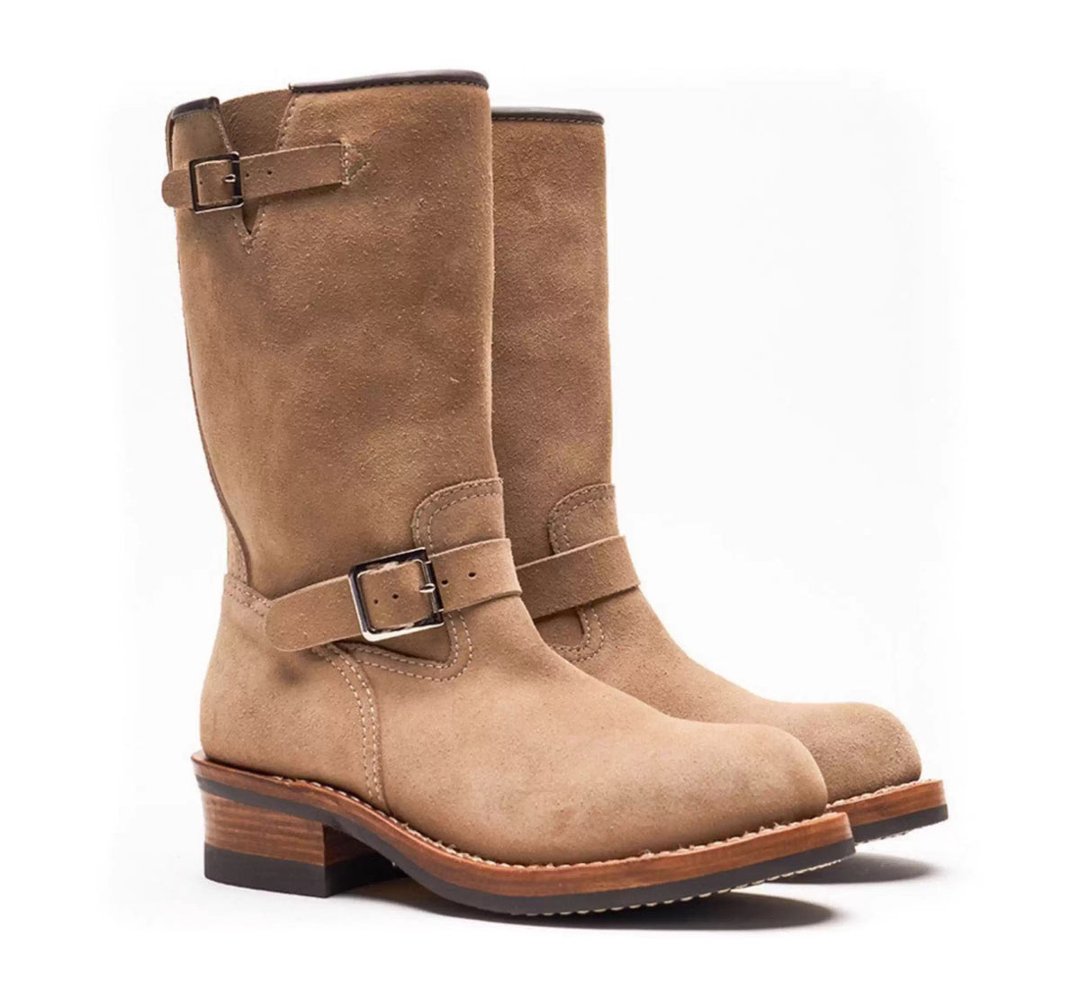 26601 Engineer Boots / Standard Roughout Cowhide MTO